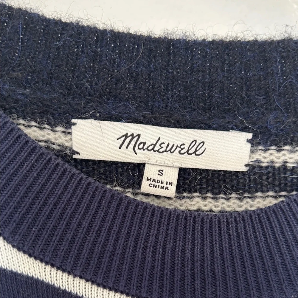 Madewell Mixed Media Striped Sweater - Picture 3 of 9